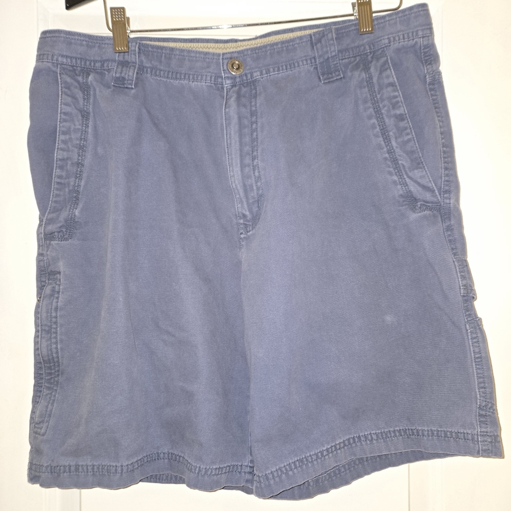 Columbia Men's Blue Cargo Shorts Omni-Shield 36W 9L